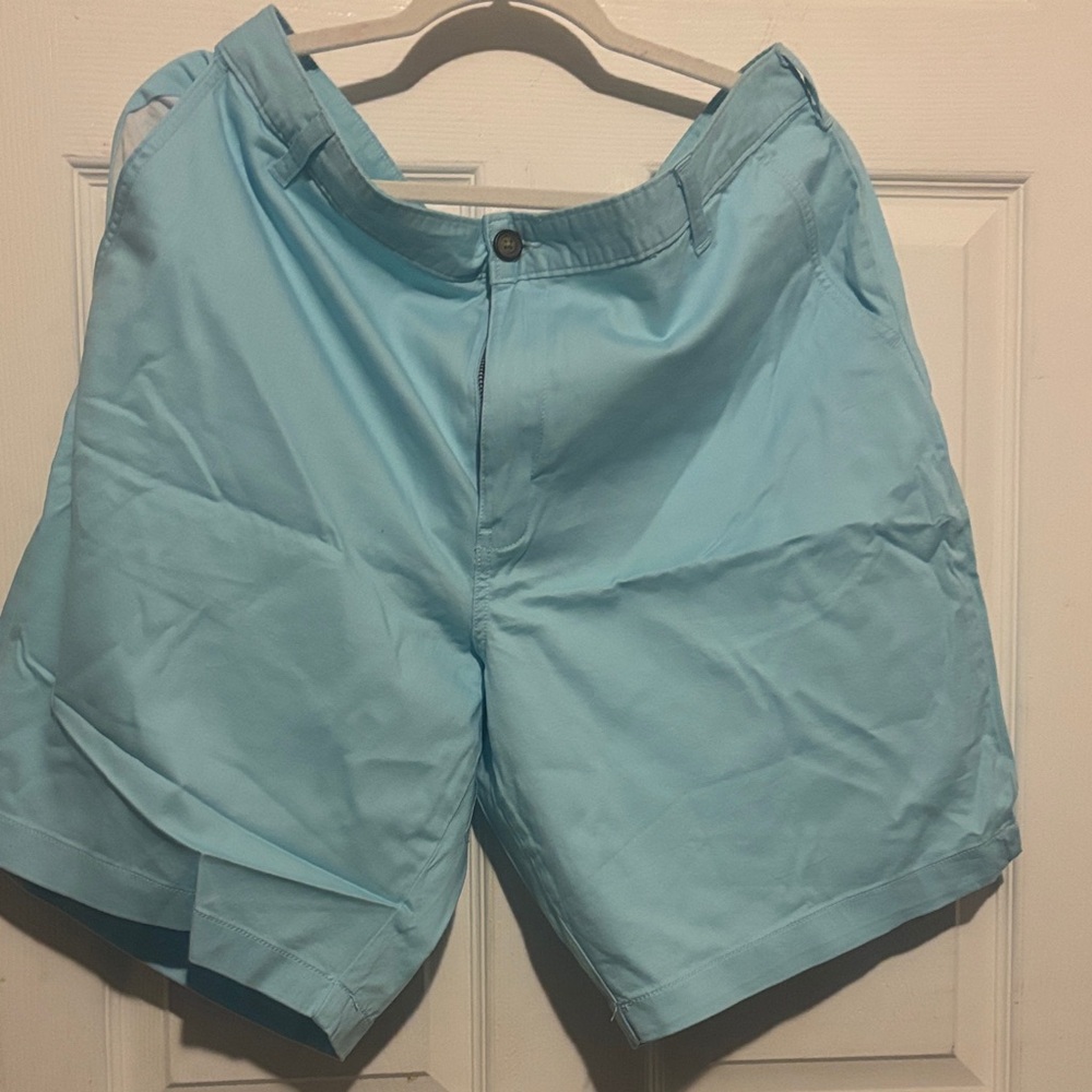 George Men's Sky Blue Flat Front Shorts